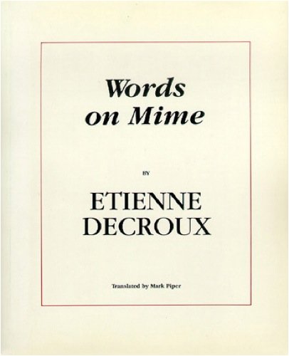 cover of words on mime